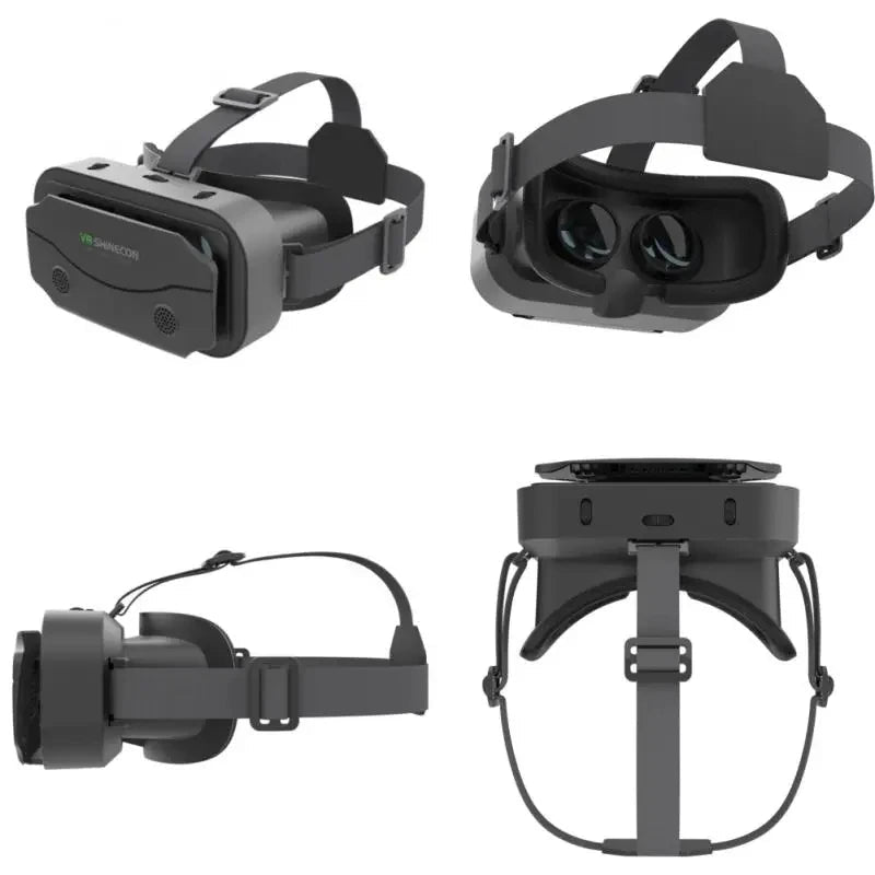 3D Virtual Reality VR Glasses Headset Devices Helmet Lenses Goggles Smart For Smartphones Phone Cell Mobile Game Viar Viewer Set - Sasa