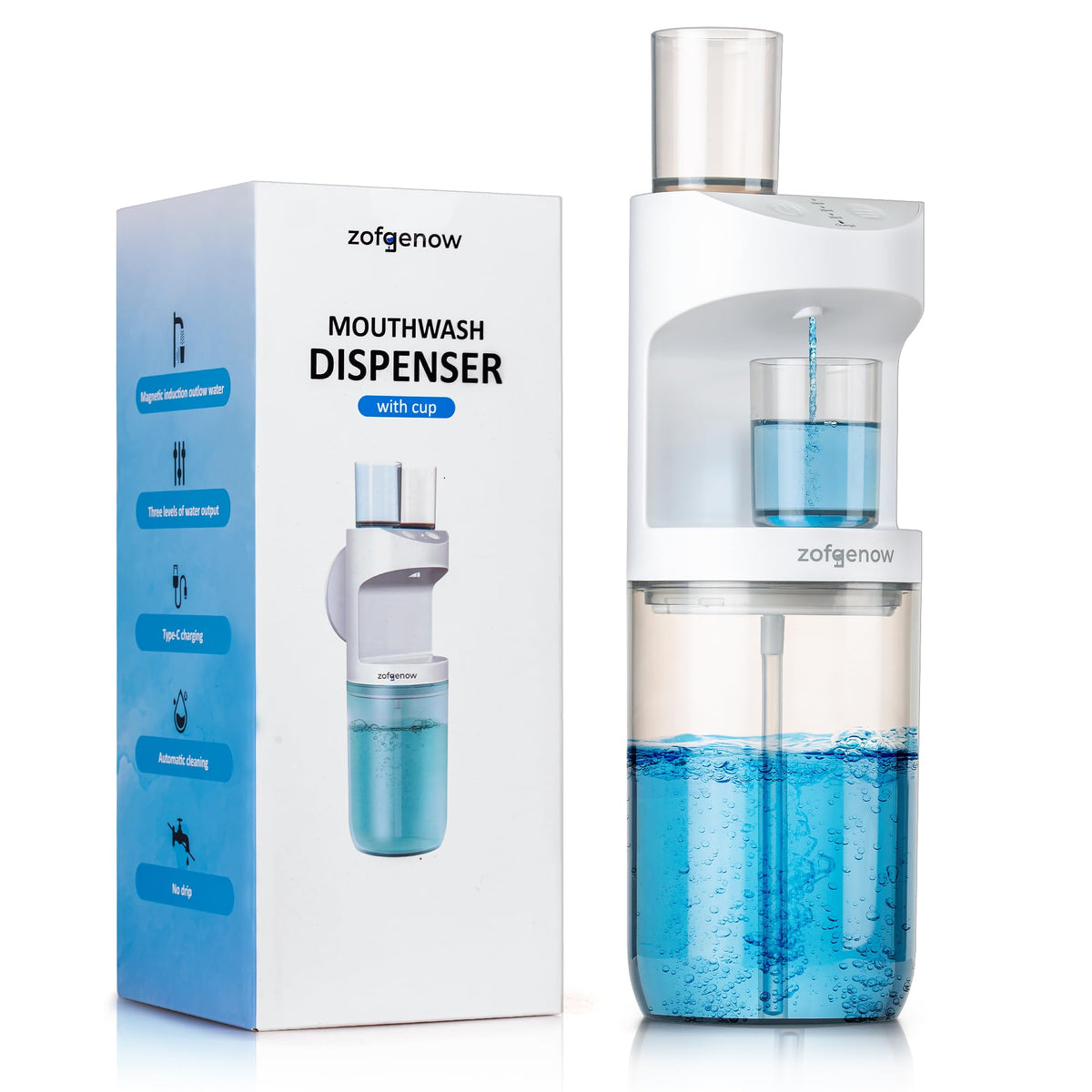 ZOFGENOW Automatic Mouthwash Dispenser for Bathroom…