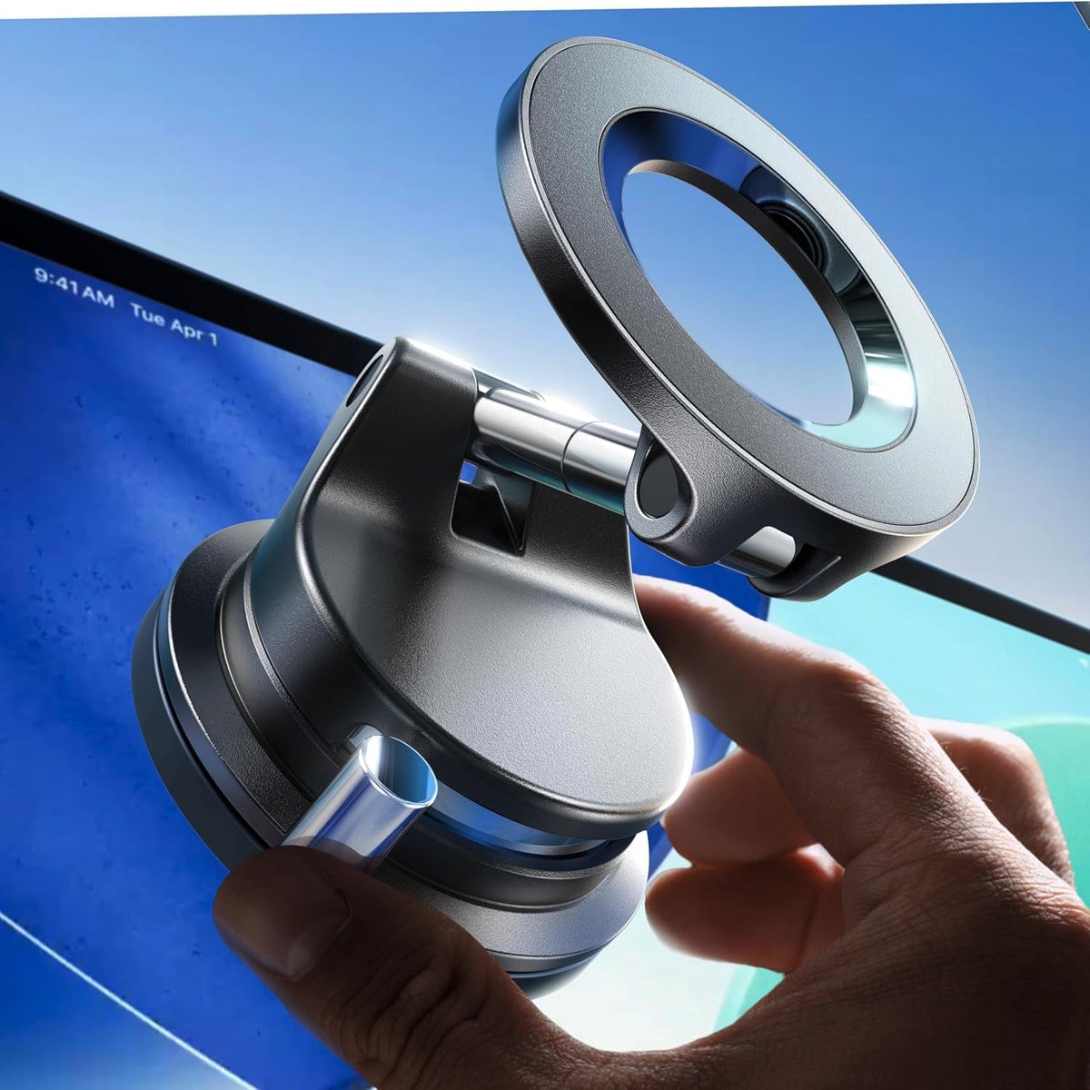 LISEN for MagSafe Car Mount, 360° Adjustable Vacuum Magnetic Phone Holders for Your Car, for iPhone 17 Pro Max 16 15 14 13 12 Plus Air for All Smartphones