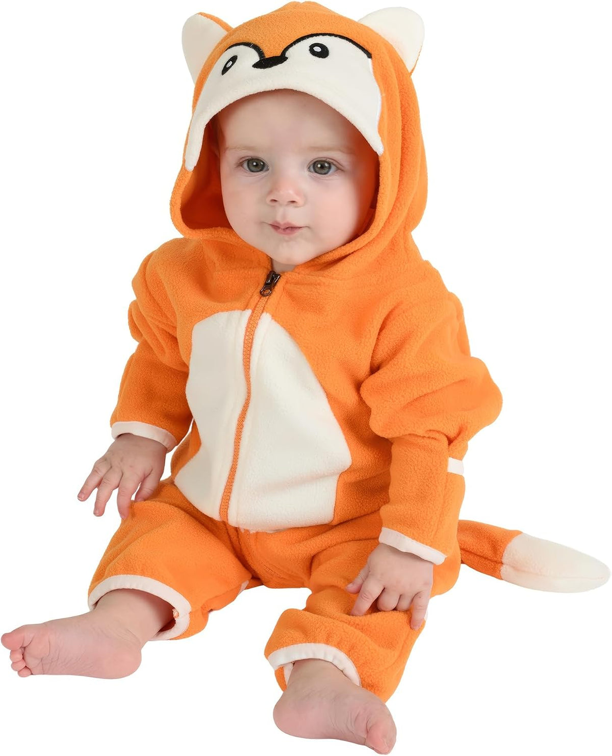 Cuddle Club Fleece Baby Bunting Bodysuit Hoodie, Newborn - 5T