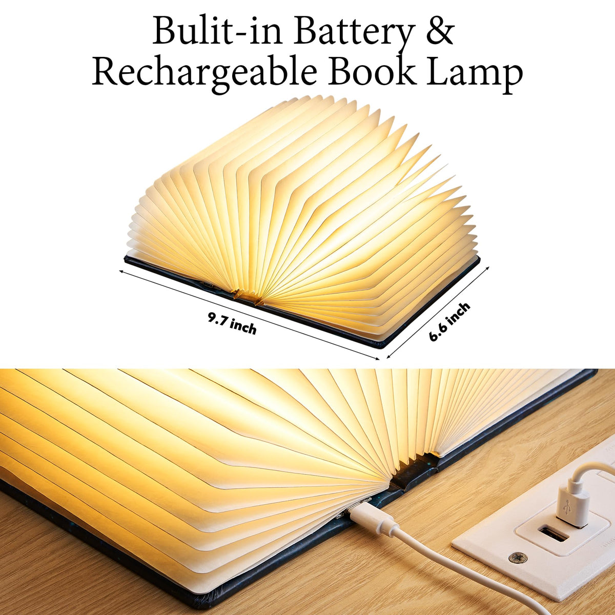 Uniwolk Portable Book Lamp