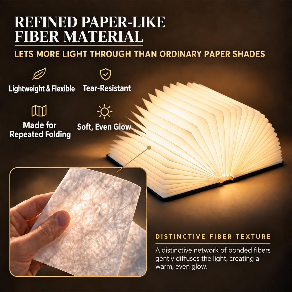 Uniwolk Portable Book Lamp