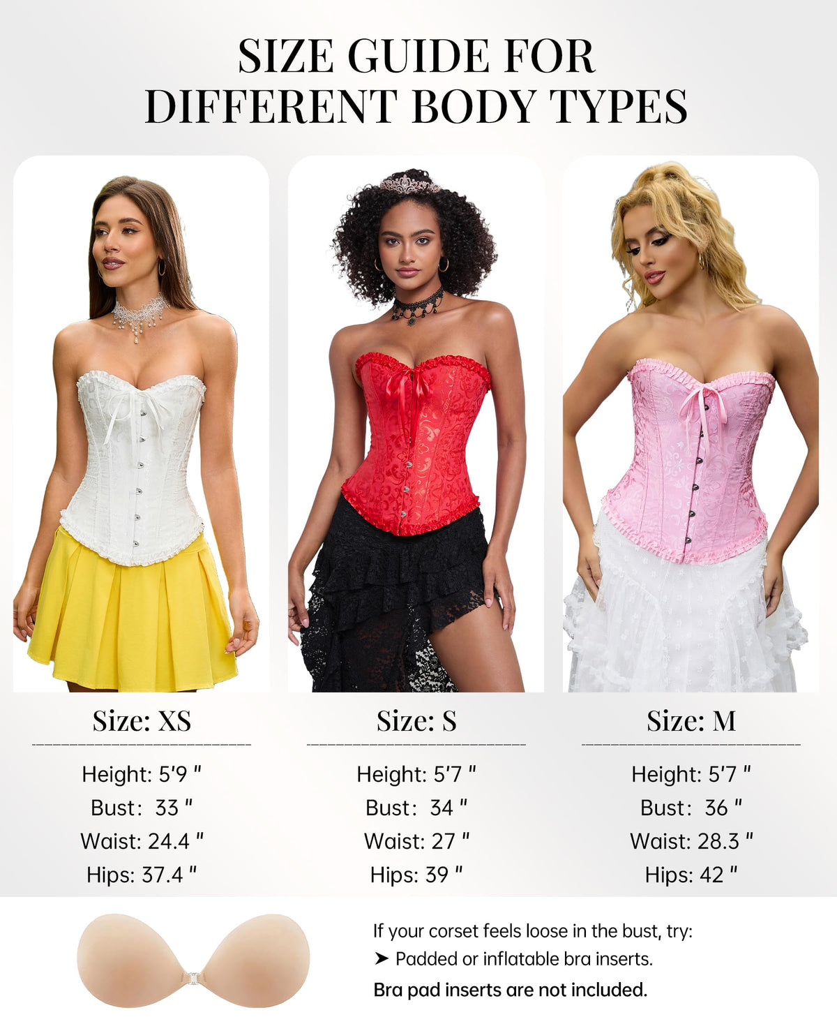 SZIVYSHI 14-Bone Overbust Corset Top