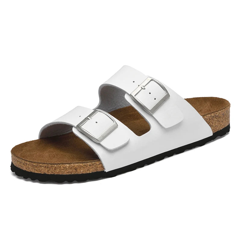 Man Casual Leather Sandal for Men Beach Breathable Antiskid Sandals Designer Flat Designer Shoes Comfy Slipper Original Summer