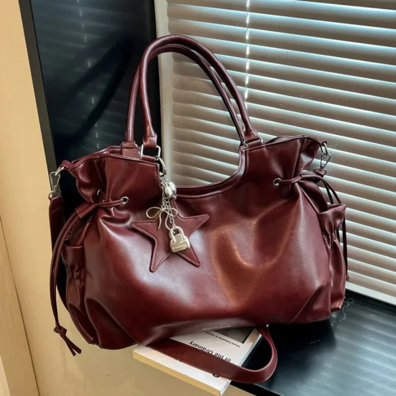 Fashionable Brand Design Tote Bag New Retro Shoulder Bag Casual Large-capacity Crossbody Bags Light Luxury High-end Women's Bags