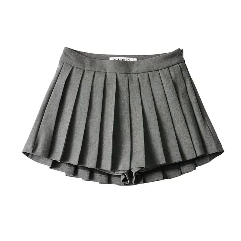 Women's High-Waist Pleated Mini Skirt – Tennis Style