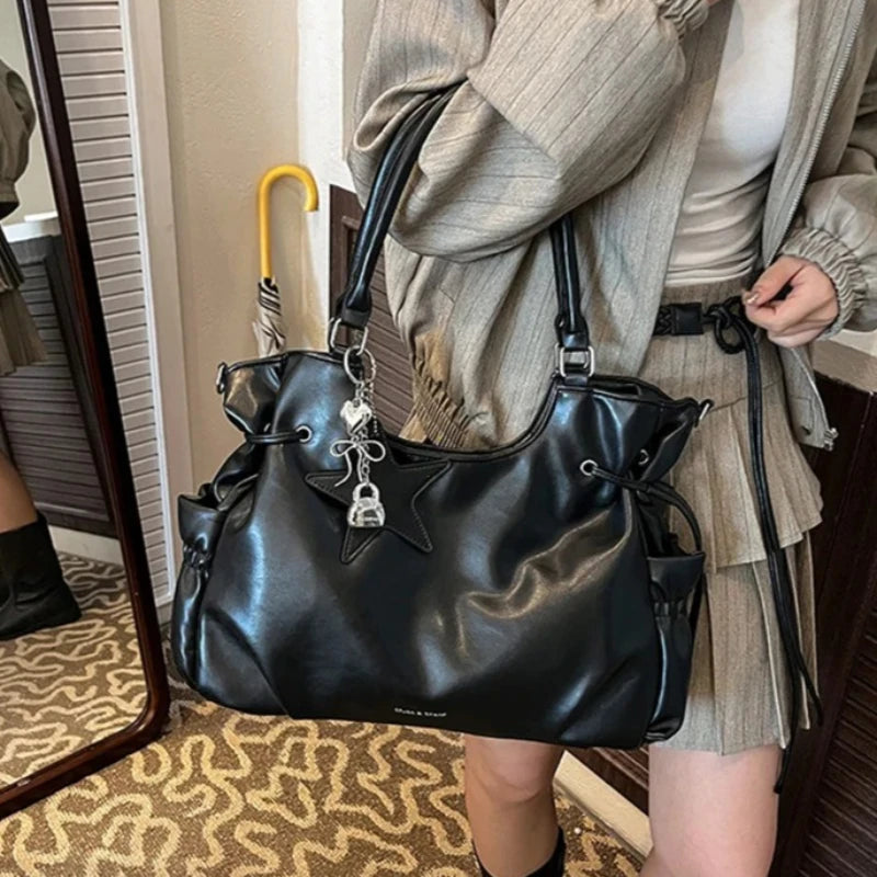 Fashionable Brand Design Tote Bag New Retro Shoulder Bag Casual Large-capacity Crossbody Bags Light Luxury High-end Women's Bags