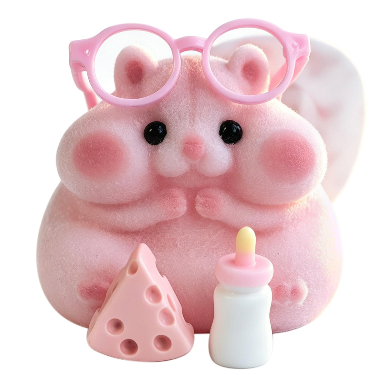 Handmade Hamster Squishy Toy, Cute Stress Relief Fidget Squeeze Toy - Sasa