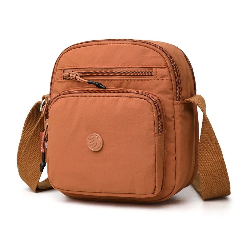 Lightweight Oxford Shoulder Bag for Women – Multi-Pocket Crossbody Purse Ideal for Business & Travel - Sasa