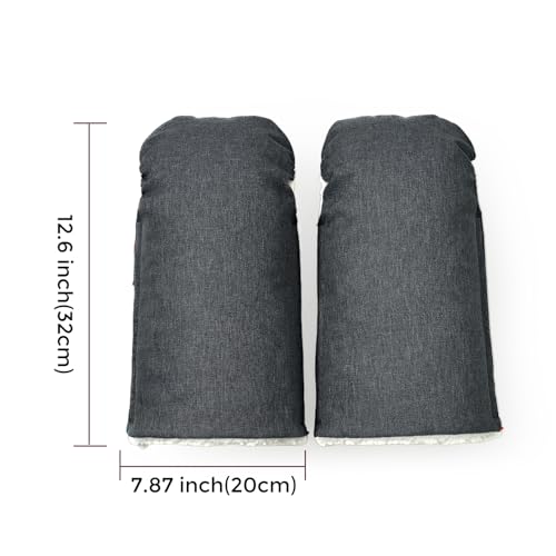 Momcozy Universal Stroller Gloves, Plush Weatherproof Winter Handmuffs - Sasa