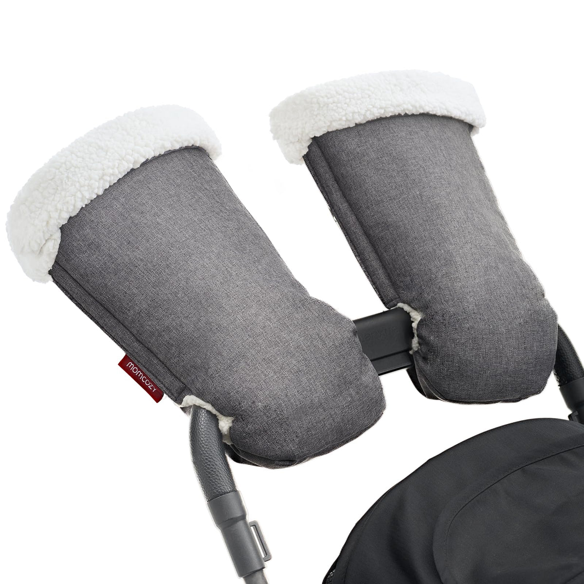 Momcozy Universal Stroller Gloves, Plush Weatherproof Winter Handmuffs - Sasa