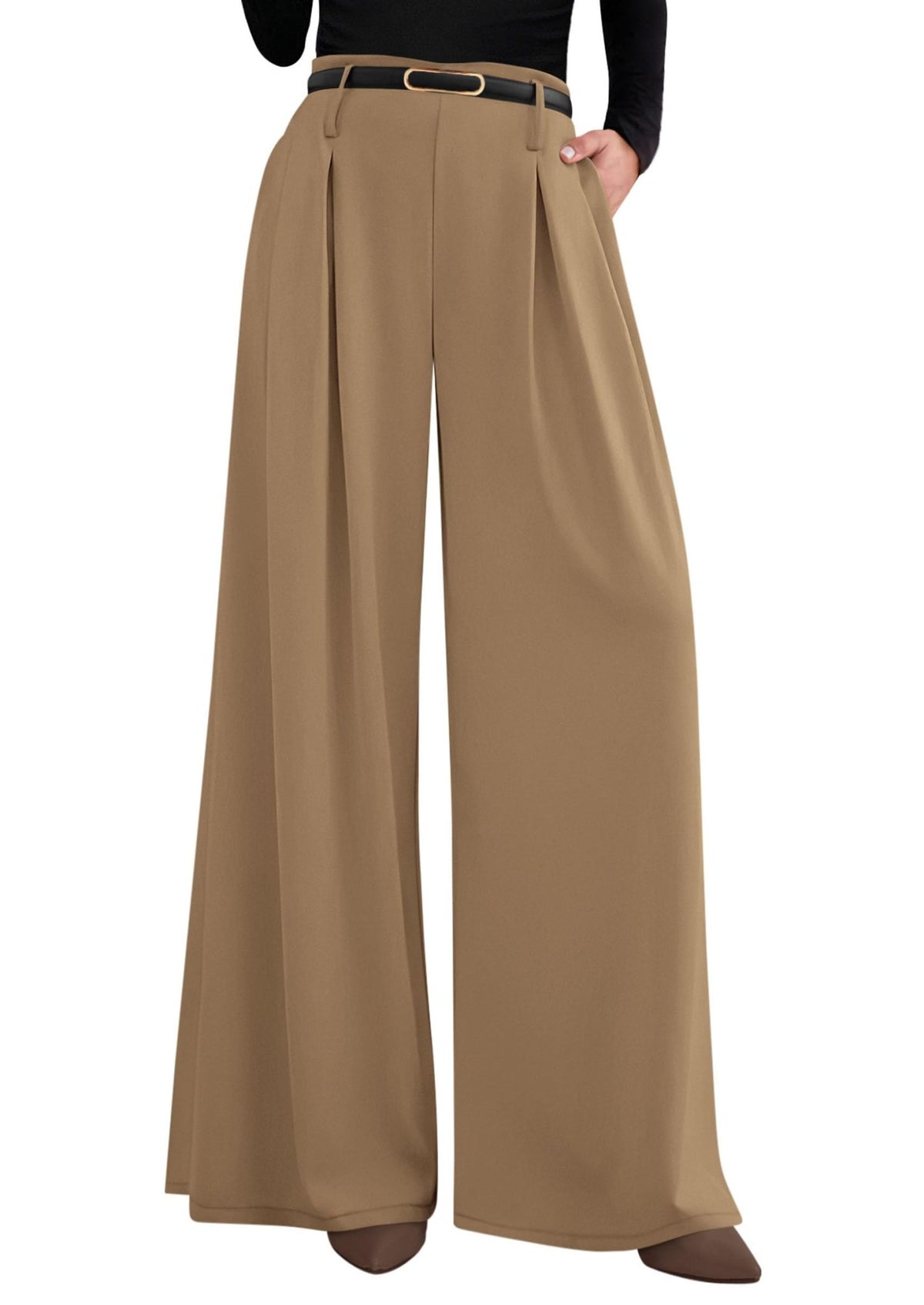 PRETTYGARDEN Womens Wide Leg Dress Pants Flowy Trousers - Sasa