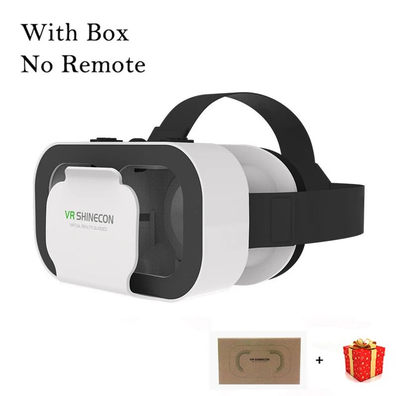 3D Virtual Reality VR Glasses Headset Devices Helmet Lenses Goggles Smart For Smartphones Phone Cell Mobile Game Viar Viewer Set - Sasa