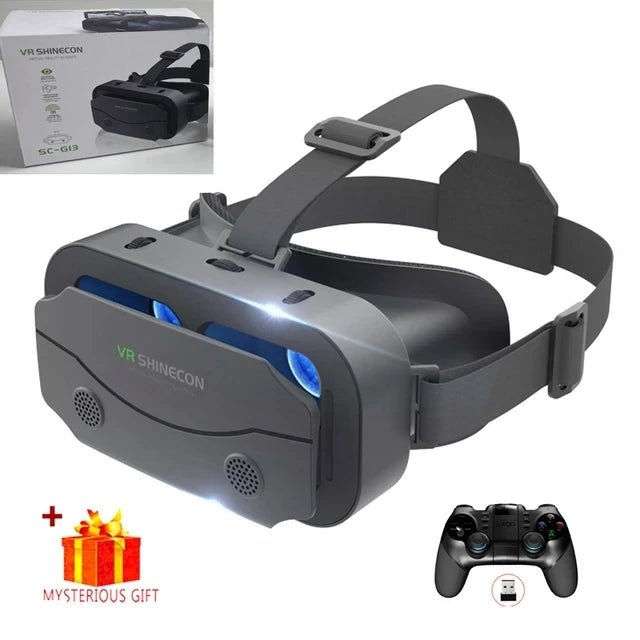 3D Virtual Reality VR Glasses Headset Devices Helmet Lenses Goggles Smart For Smartphones Phone Cell Mobile Game Viar Viewer Set - Sasa