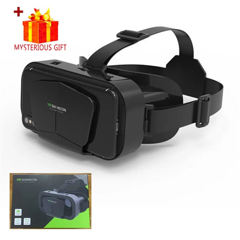 3D Virtual Reality VR Glasses Headset Devices Helmet Lenses Goggles Smart For Smartphones Phone Cell Mobile Game Viar Viewer Set - Sasa