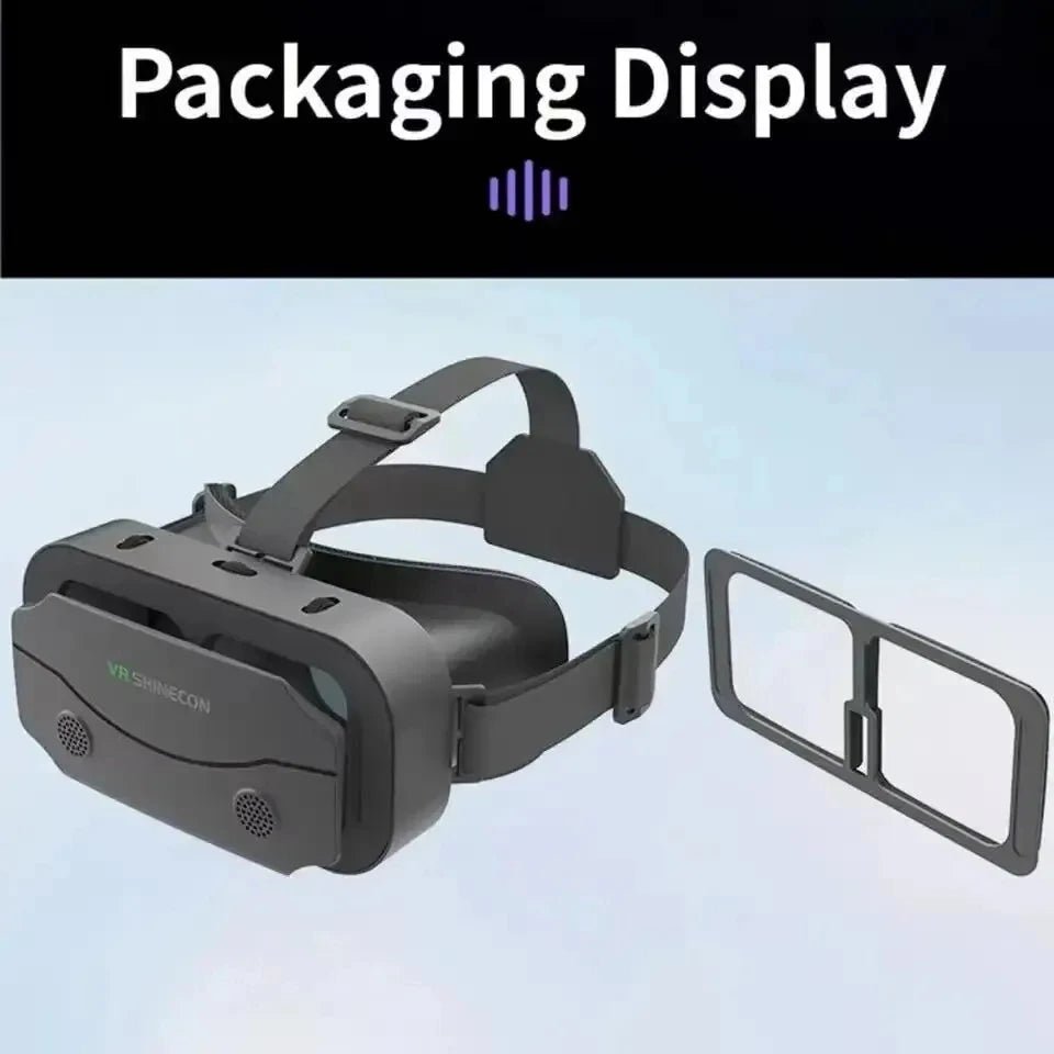 3D Virtual Reality VR Glasses Headset Devices Helmet Lenses Goggles Smart For Smartphones Phone Cell Mobile Game Viar Viewer Set - Sasa