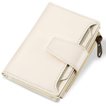 Airkit Wallet Women, Small Wallet for Women Leather, Ladies Bifold Compact RFID Blocking Credit Card Holder, Girls Mini Travel Purse, Pocket Passport Wallet with 4 ID Window