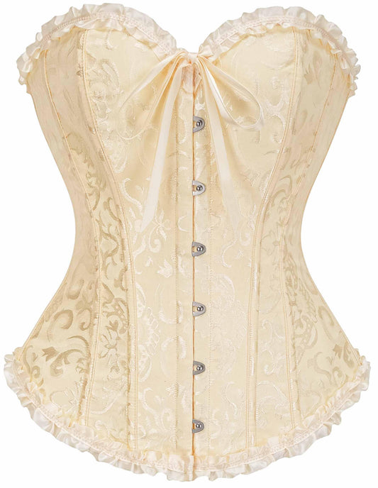 SZIVYSHI 14-Bone Overbust Corset Top
