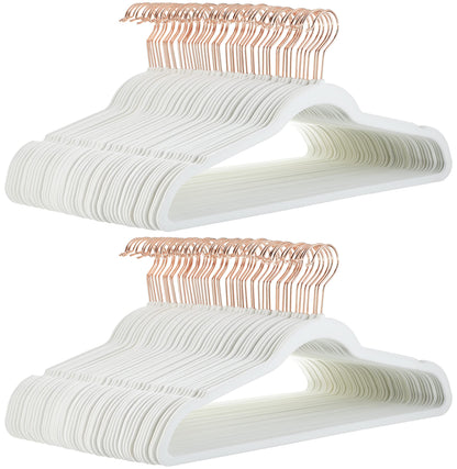 Amazon Basics Slim, Velvet, Non-Slip Clothes Suit Hangers