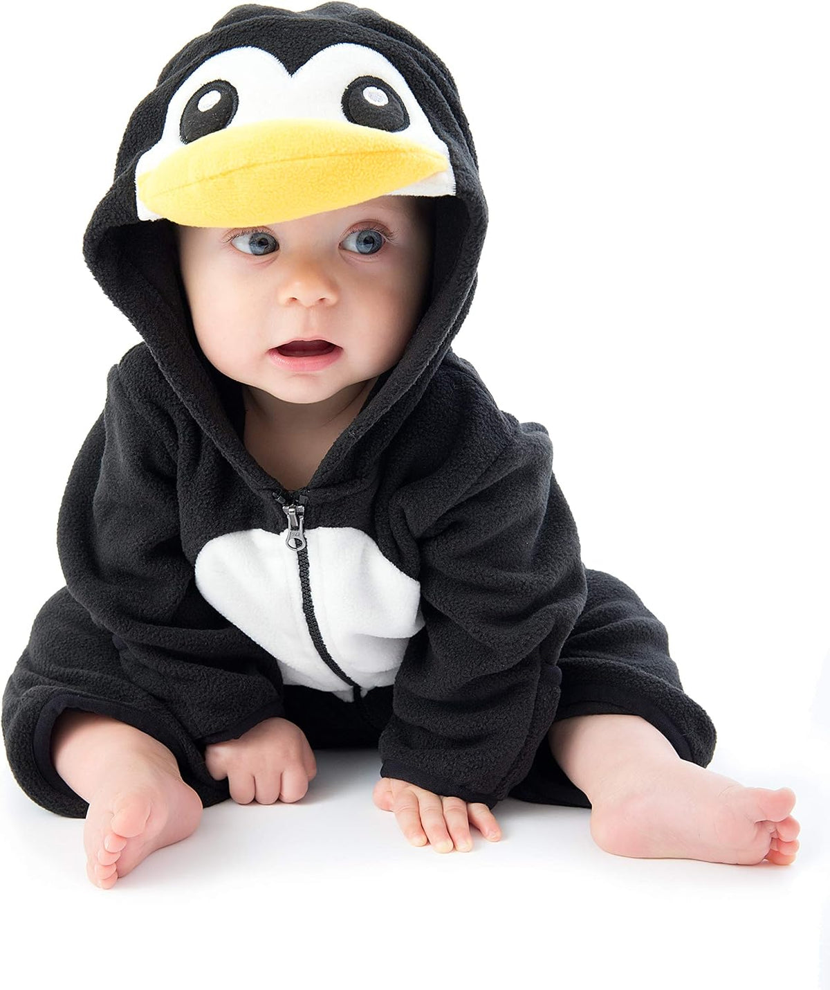 Cuddle Club Fleece Baby Bunting Bodysuit Hoodie, Newborn - 5T