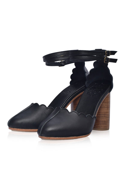 Flamingo Leather Heels-6