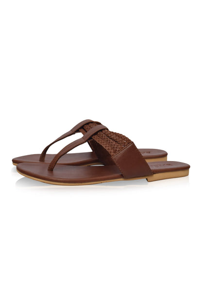 Islander Thong Leather Sandals-3