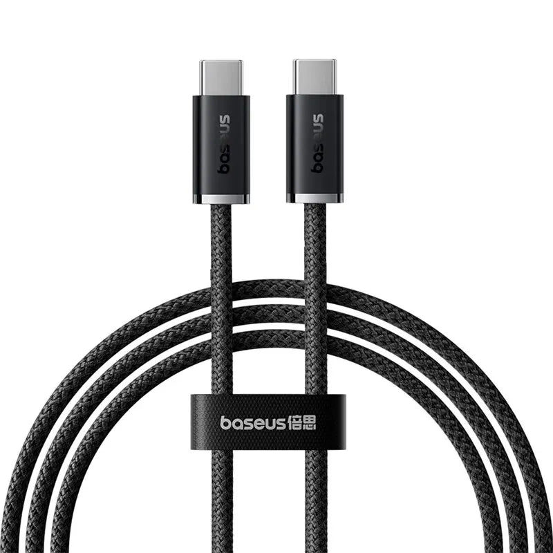 Baseus 100W Type C To USB C Cable For iPhone 18 17 16 Fast Charging Charger Cord For Macbook iPad Samsung Xiaomi Fast USB C Wire