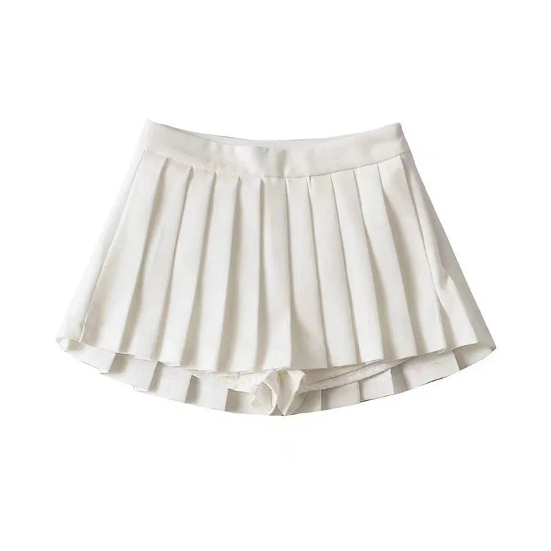 Women's High-Waist Pleated Mini Skirt – Tennis Style