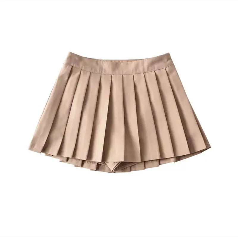 Women's High-Waist Pleated Mini Skirt – Tennis Style