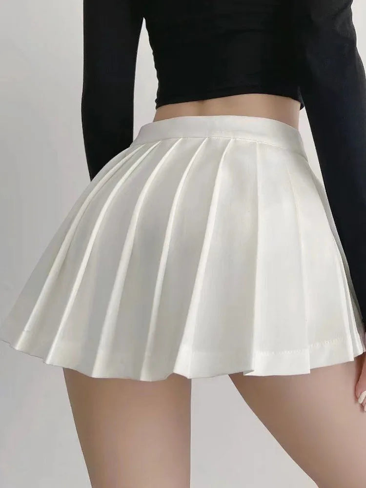 Women's High-Waist Pleated Mini Skirt – Tennis Style