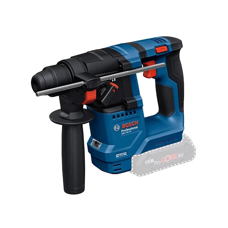 18V Bosch GBH 18V-18 / GBH 18V-18 X Brushless Rotary Hammer SDS-plus ONECHUCK Cordless Lithium-Ion Concrete Steel Wood Drilling