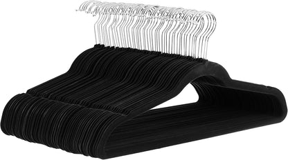 Amazon Basics Slim, Velvet, Non-Slip Clothes Suit Hangers - Sasa
