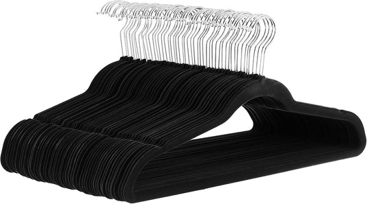 Amazon Basics Slim, Velvet, Non-Slip Clothes Suit Hangers - Sasa
