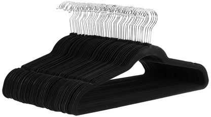 Amazon Basics Slim, Velvet, Non-Slip Clothes Suit Hangers - Sasa