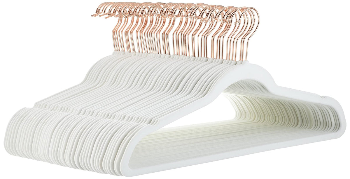 Amazon Basics Slim, Velvet, Non-Slip Clothes Suit Hangers - Sasa