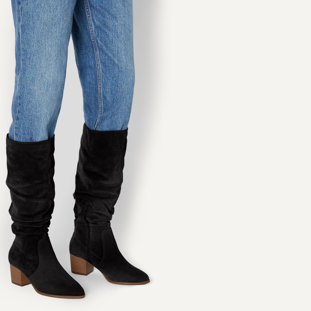Amazon Essentials Women's Knee-High Block-Heeled Boots - Sasa