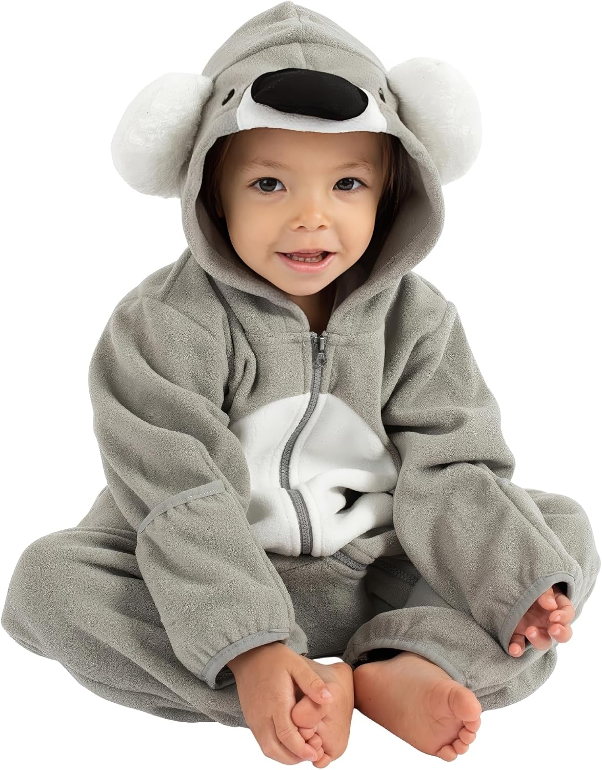 Cuddle Club Fleece Baby Bunting Bodysuit Hoodie, Newborn - 5T - Sasa