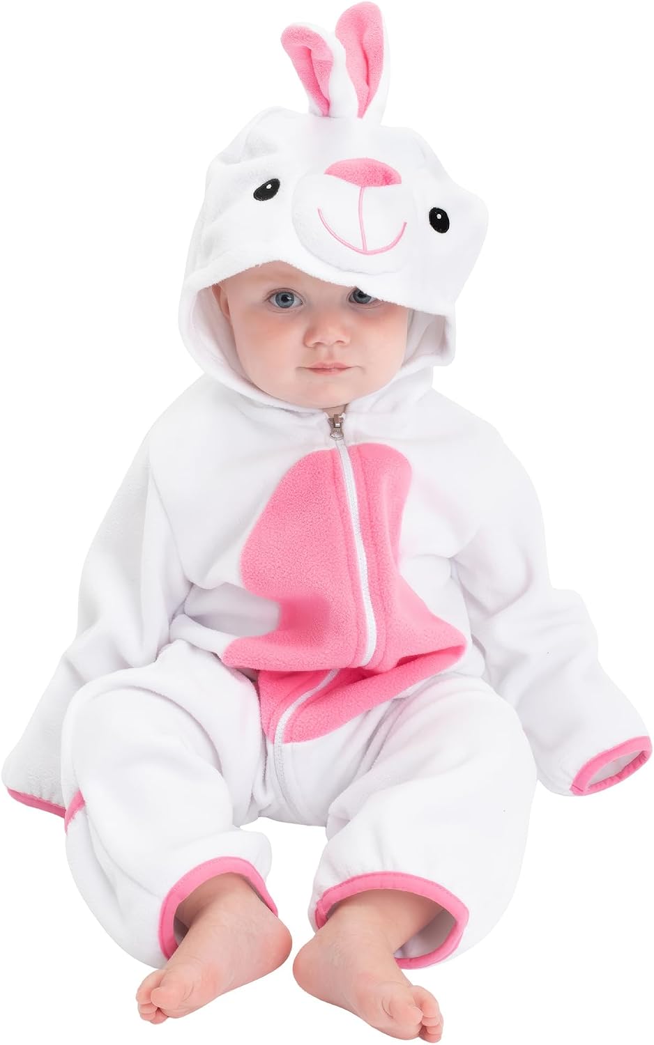 Cuddle Club Fleece Baby Bunting Bodysuit Hoodie, Newborn - 5T - Sasa