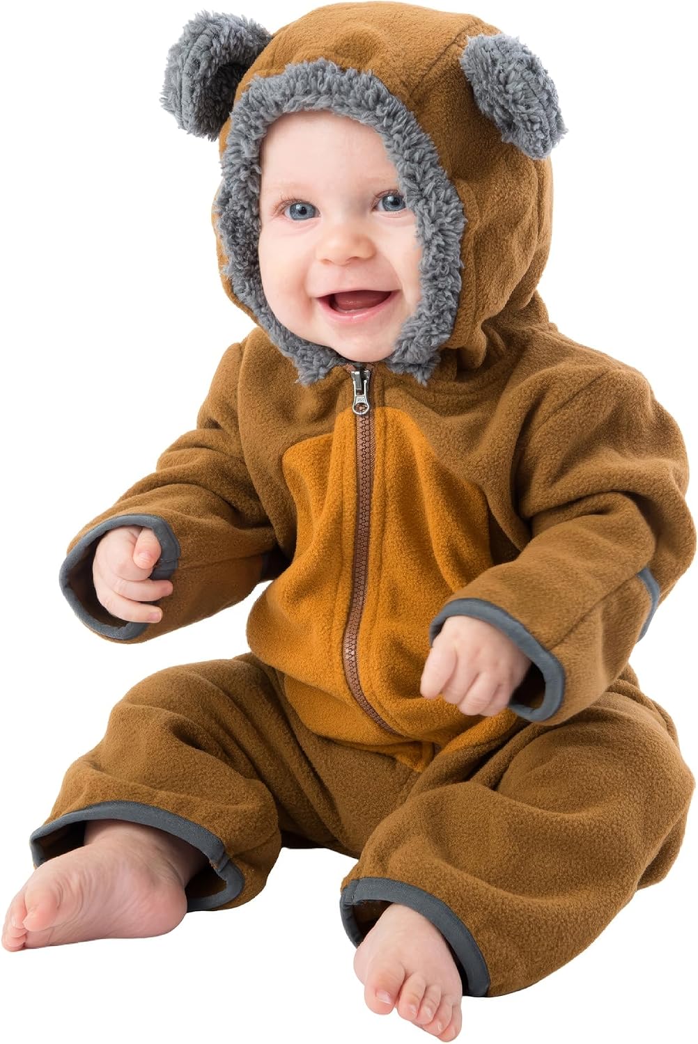 Cuddle Club Fleece Baby Bunting Bodysuit Hoodie, Newborn - 5T - Sasa
