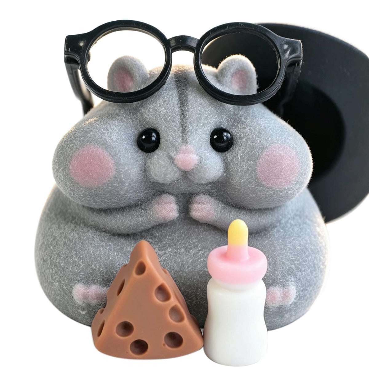 Handmade Hamster Squishy Toy, Cute Stress Relief Fidget Squeeze Toy - Sasa