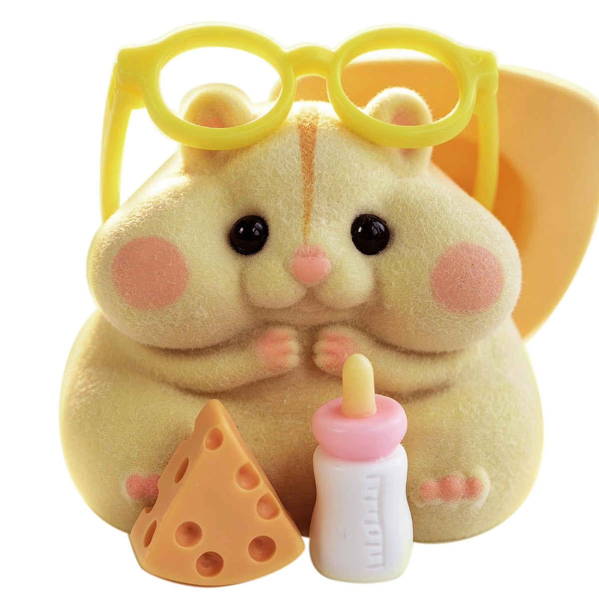 Handmade Hamster Squishy Toy, Cute Stress Relief Fidget Squeeze Toy - Sasa