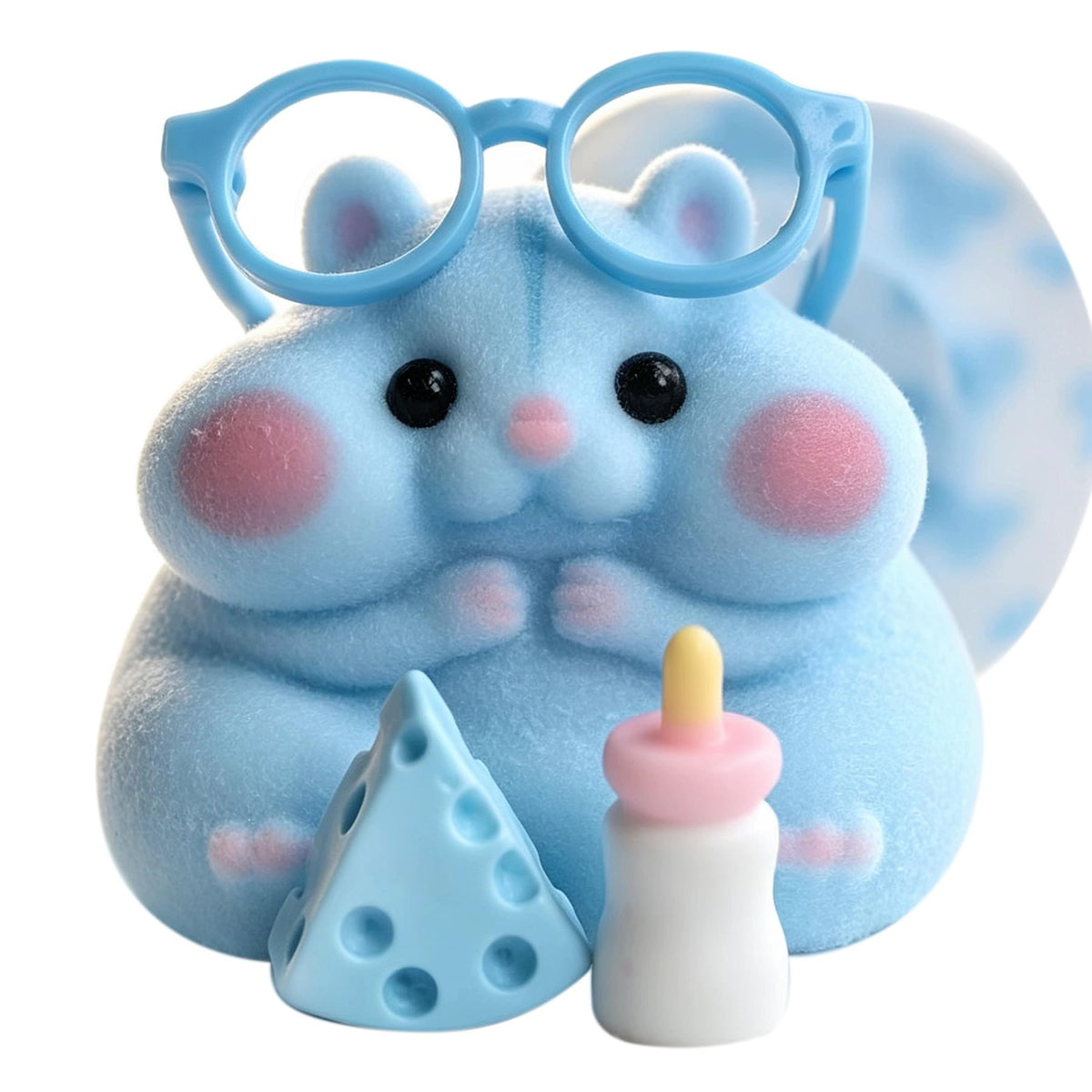 Handmade Hamster Squishy Toy, Cute Stress Relief Fidget Squeeze Toy - Sasa