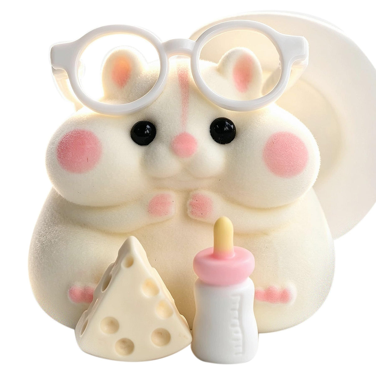 Handmade Hamster Squishy Toy, Cute Stress Relief Fidget Squeeze Toy - Sasa