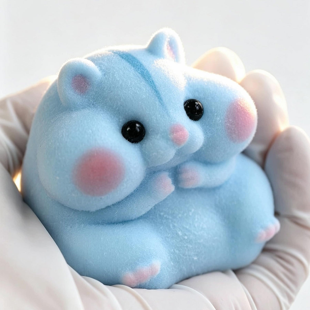 Handmade Hamster Squishy Toy, Cute Stress Relief Fidget Squeeze Toy - Sasa