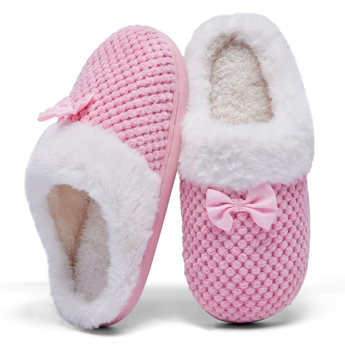 HuuiotPdd Kids Slippers,Girls Slippers,Winter House Shoes,Indoor Shoes - Sasa