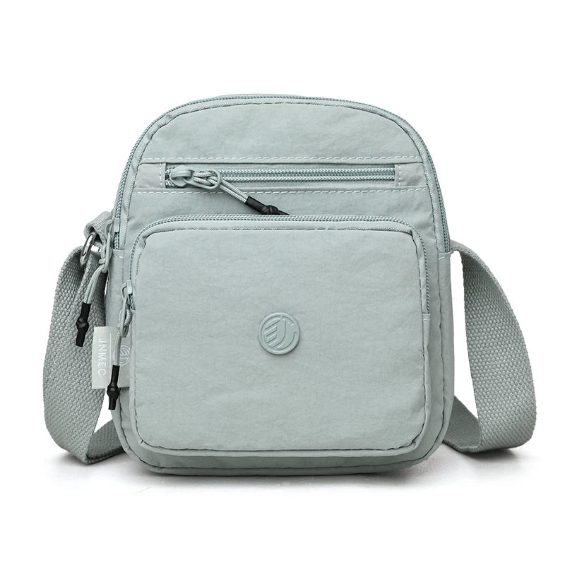 Lightweight Oxford Shoulder Bag for Women – Multi-Pocket Crossbody Purse Ideal for Business & Travel - Sasa