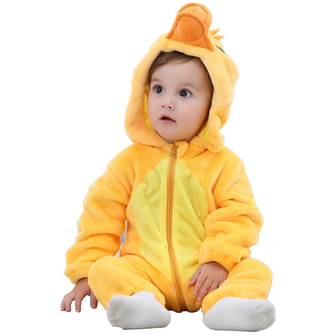 OLLULL Baby Animal Costumes Unisex Toddler Outfit Halloween Dress Up Romper - Sasa