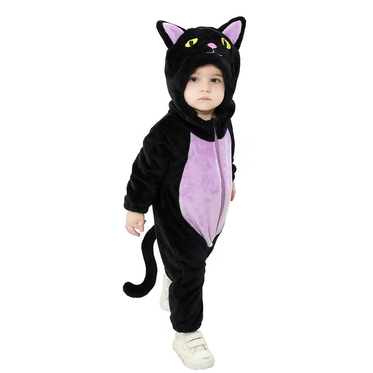 OLLULL Baby Animal Costumes Unisex Toddler Outfit Halloween Dress Up Romper - Sasa