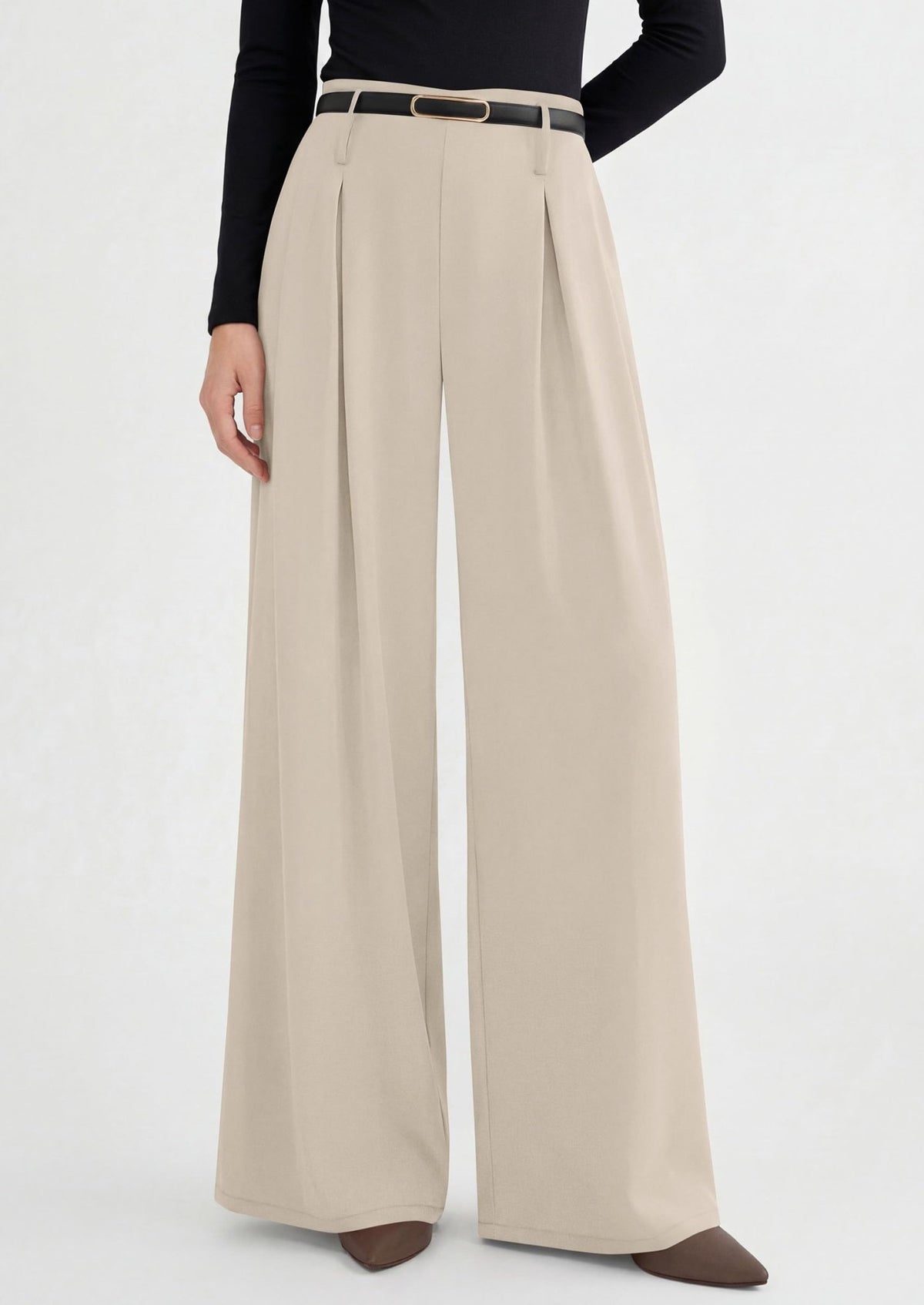 PRETTYGARDEN Womens Wide Leg Dress Pants Flowy Trousers - Sasa