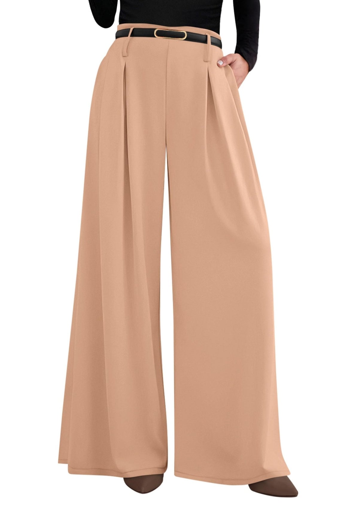 PRETTYGARDEN Womens Wide Leg Dress Pants Flowy Trousers - Sasa